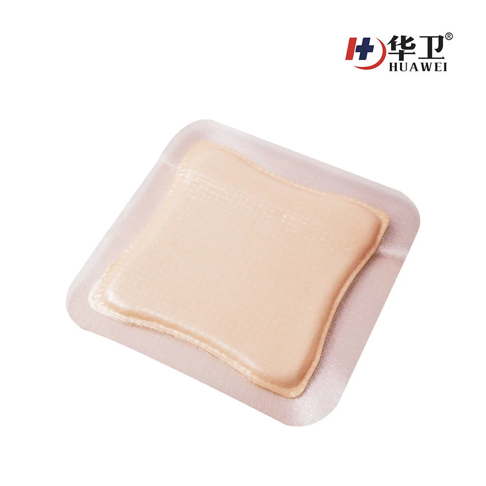 Thinner Bordered Foam Dressing High Absorbent and Waterproof Wound Care 6X6 in 5PC/Pack