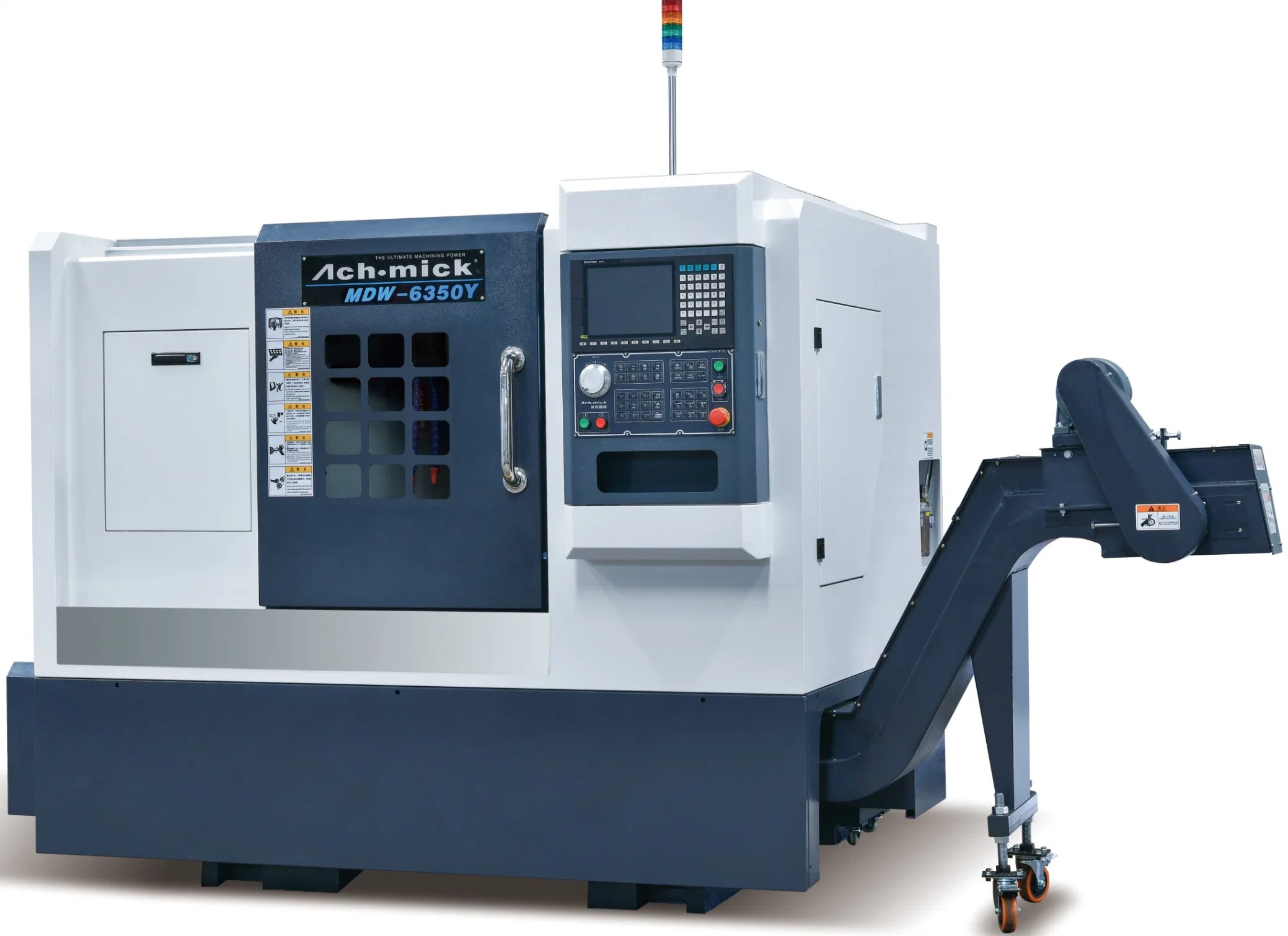 High Precision and High Rigidity CNC Power Turret Lathe Machine with Y Axis /CNC Slant Bed Turning Machine with Power Turret and Tail Stock Style 6350