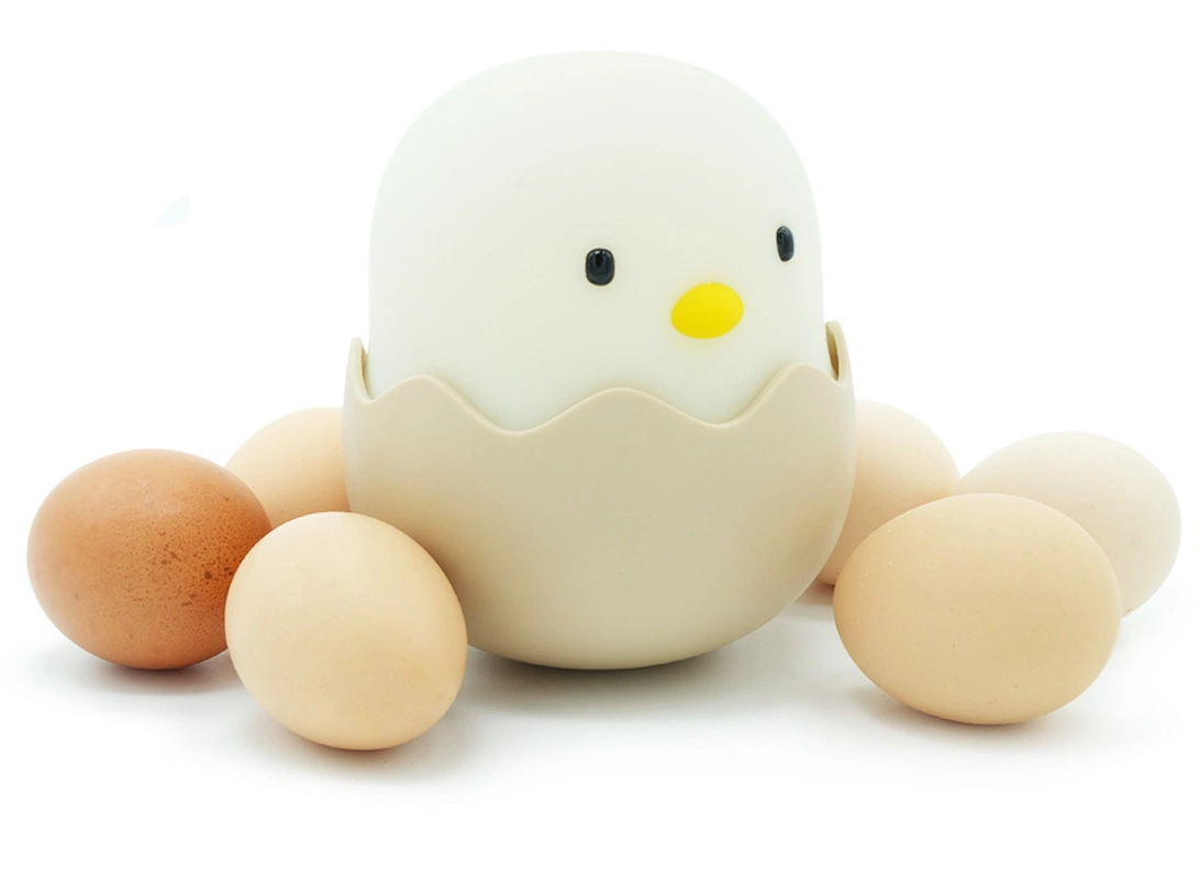 Quality Rechargeable Kids Night Decoration Lighting for Bedroom Baby Night Lamp Cute Chick Dimmer Switch Bedside Nursey Lamp Warm White/ White Mood Light