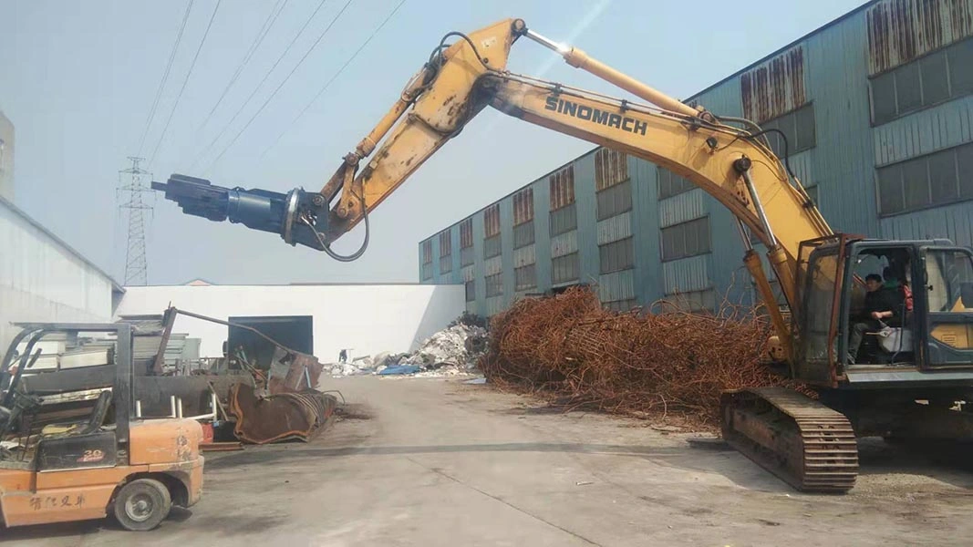 Excavator Parts Construction Machinery Parts Hydraulic Shear Scrap Metal Shear Demolition Double Cylinder Excavator Shear