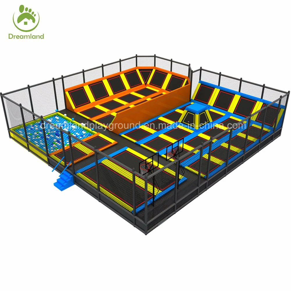 Promotional Multi-Function Indoor Bungee Jumping Foam Pit Trampoline Park