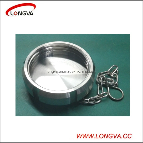 Stainless Steel Sanitary Blind Cap with Chain with Good Quality