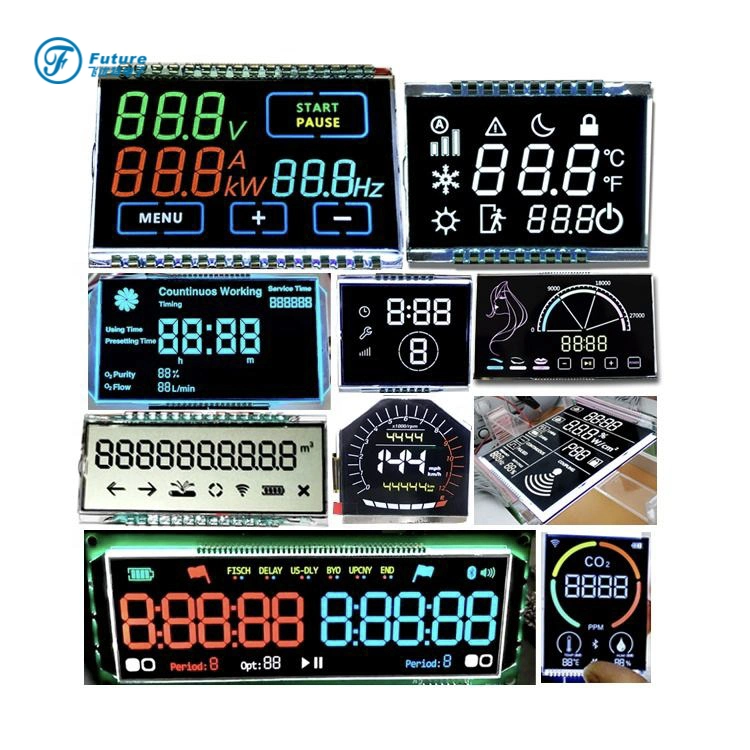 OEM ODM Digit Dispenser VA HTN TN LCD Segment 7 LCD-Modul für Kraftstoffpumpe Tatsuno