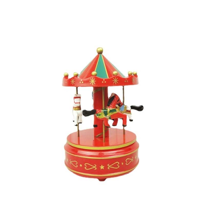 Colorful Christmas Music Box Carousel Creative Children's Toys Christmas Decorations