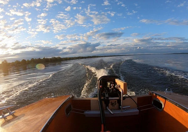 Powerful electric outboard 20HP for electric boats with remoted control