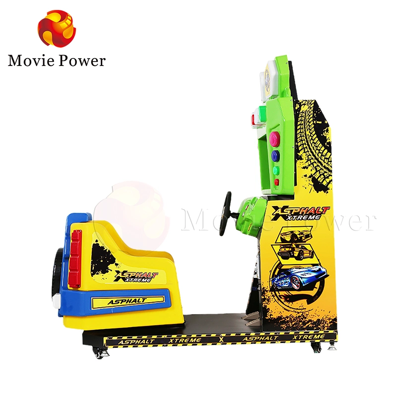 Movie Power Coin Operated Kid Driving Racing Arcade Game Machine