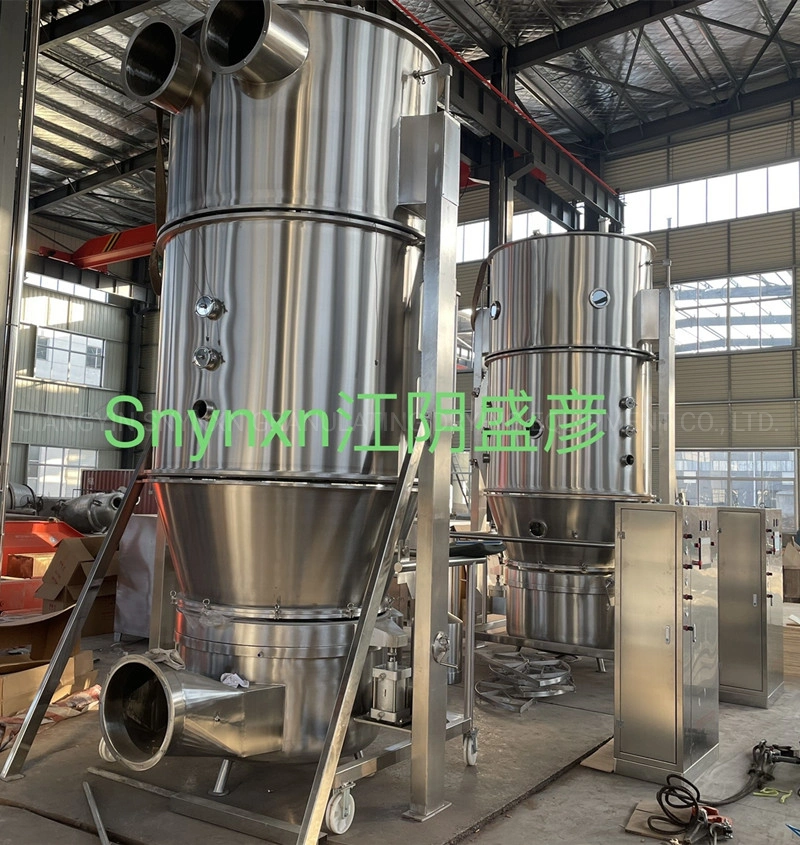 Chemical Pharmaceutical Machinery Powder Fluid Bed Granulating Machine