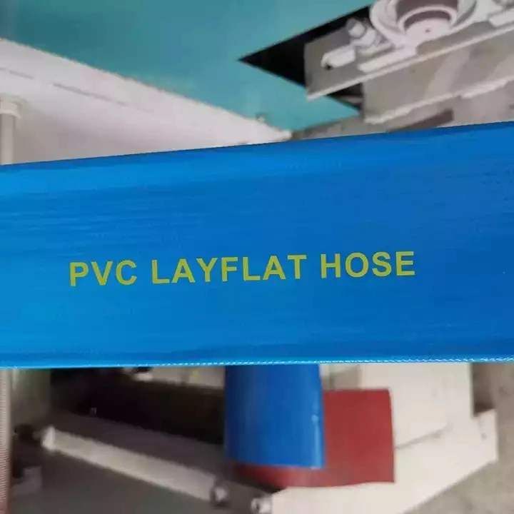 PVC-Layflat-Ablaufschlauch Rohr 1 2 3 4 5 6 8 10 12 16 Zoll für Wasserablaufpumpe Landwirtschaft Bewässerung Pool Backwash