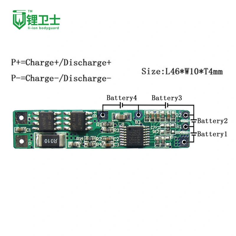 Smart 3s 4s 4A Lithium Battery Li-ion 14.8V BMS with Wireless Communication