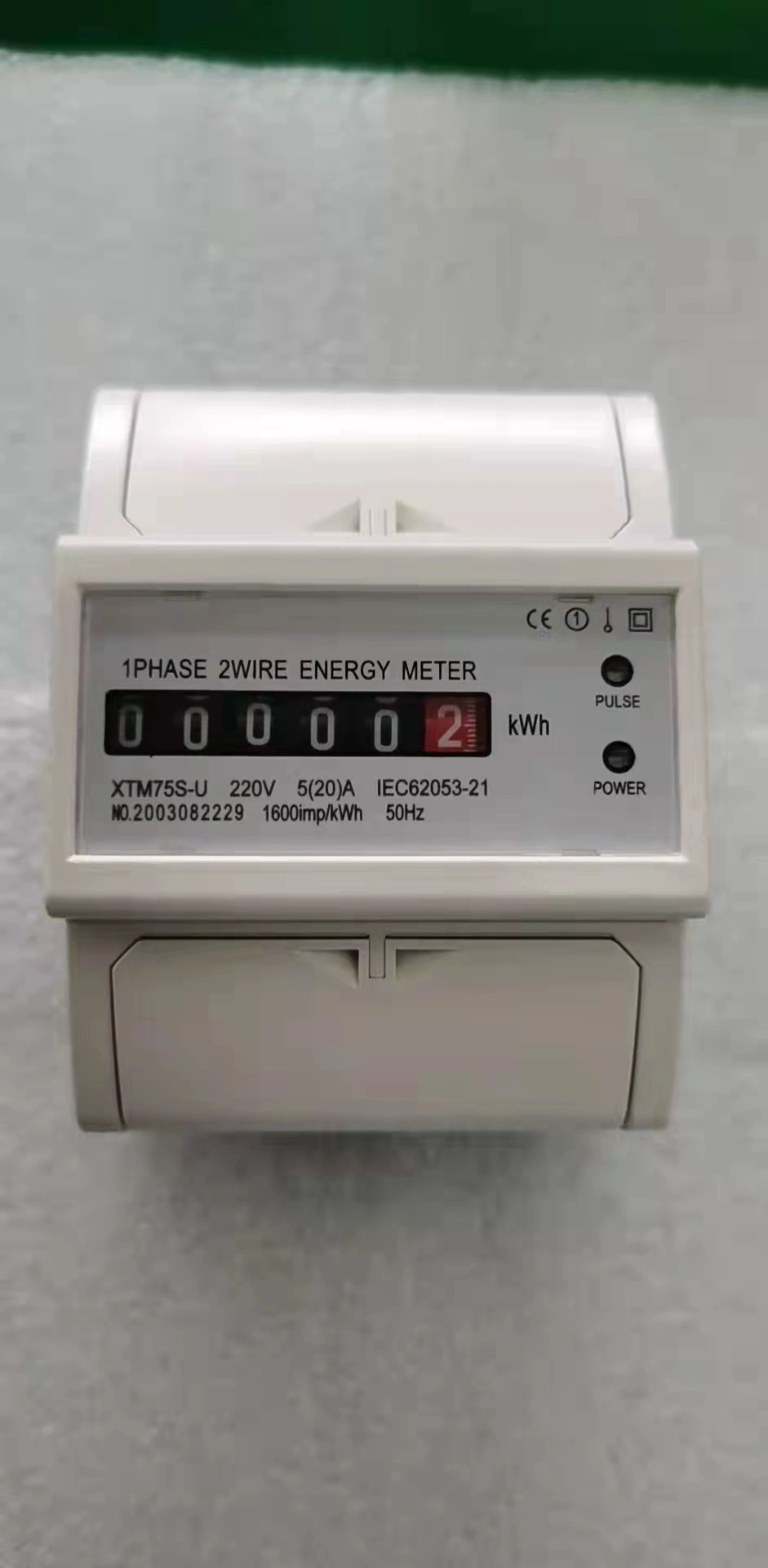 Single-Phase Watt-Hour Kwh Energy Meter
