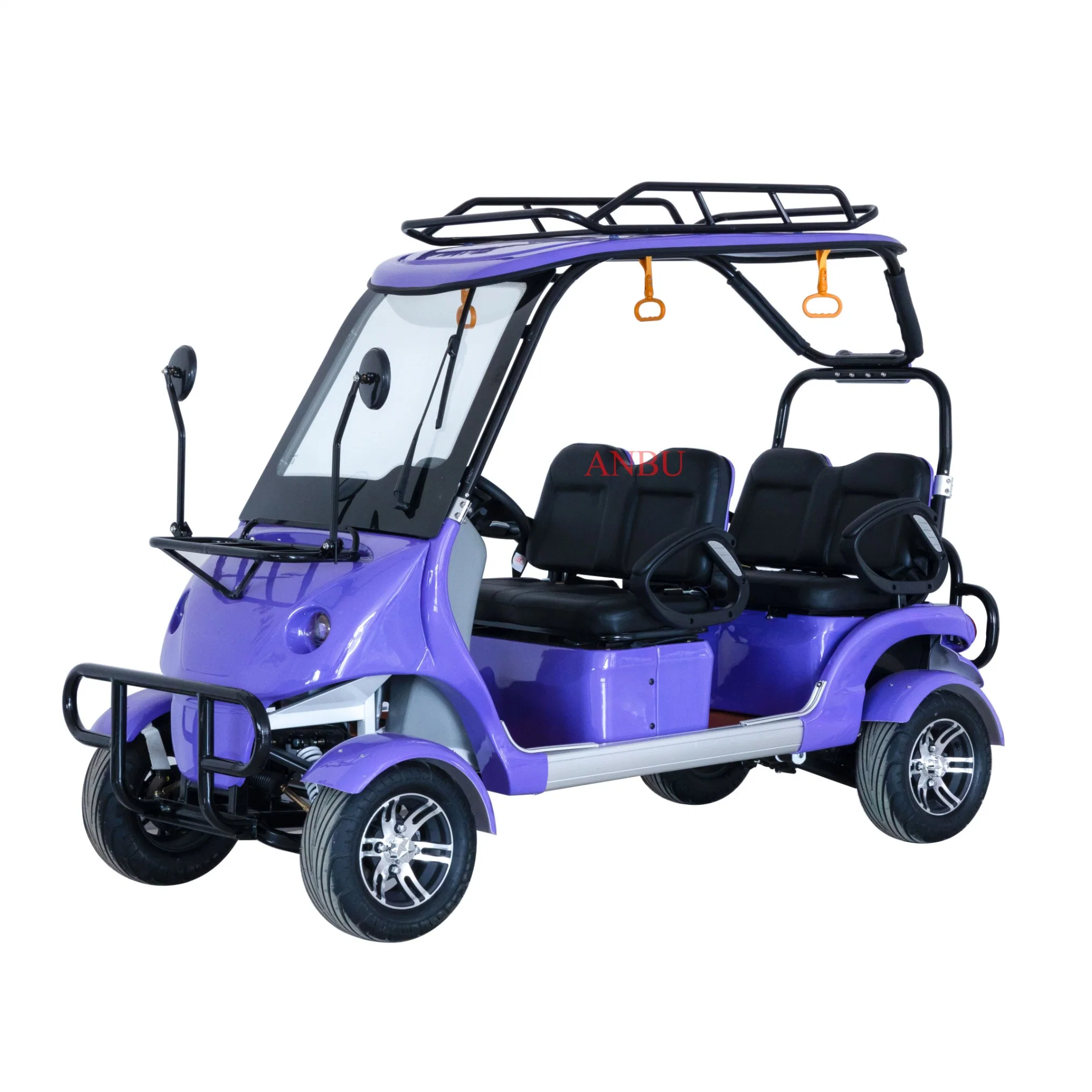 Bicicleta de cuatro ruedas de moda bicicleta eléctrica Golf Cart Ocio vehículo eléctrico