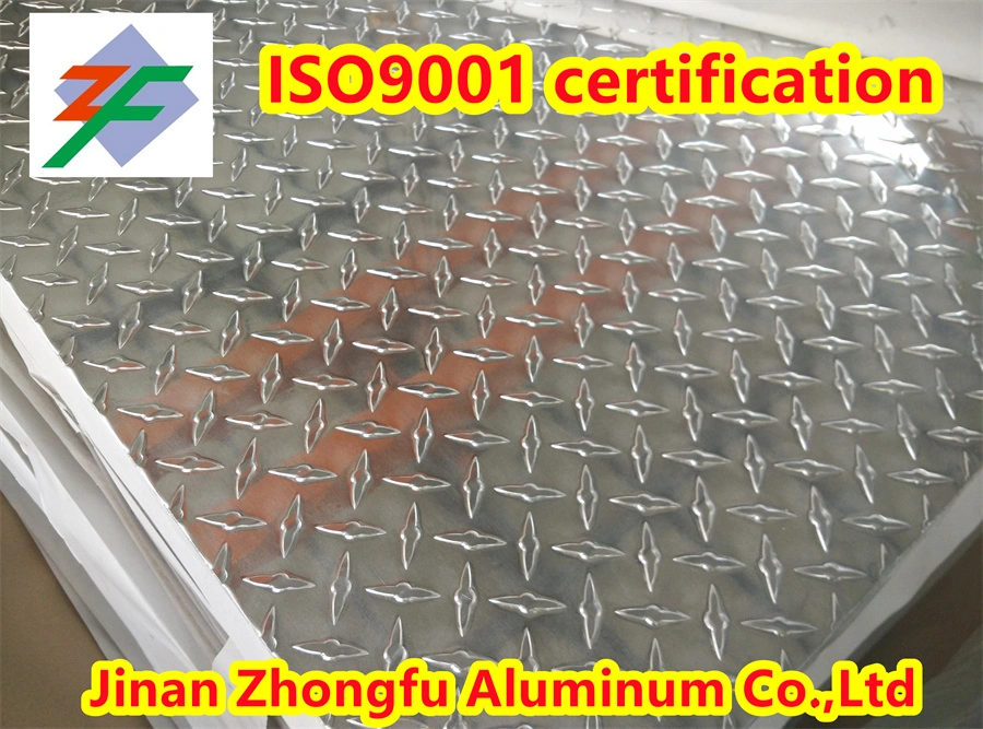 1060 4X8 Painted Decorative Aluminum Diamond Plate Sheet Metal Price