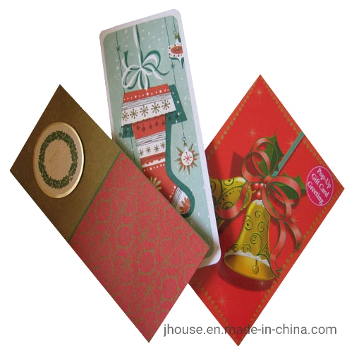 Customized Christmas Greeting Cards with Envelopes Printing Services Invitation Cards for Promotion Gift