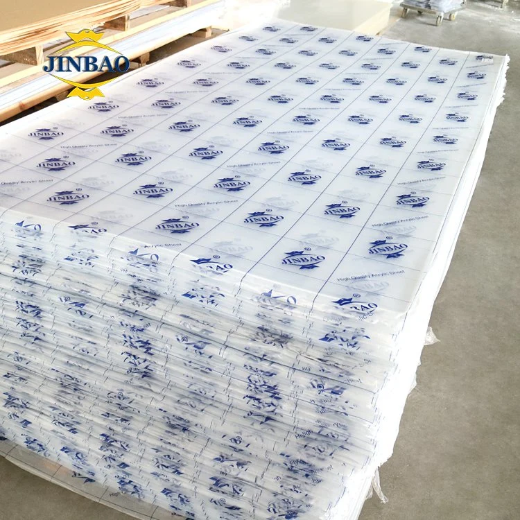 Jinbao Clear White High 2000*3000 Reflective PMMA Price Acrylic Sheet of PMMA Printing