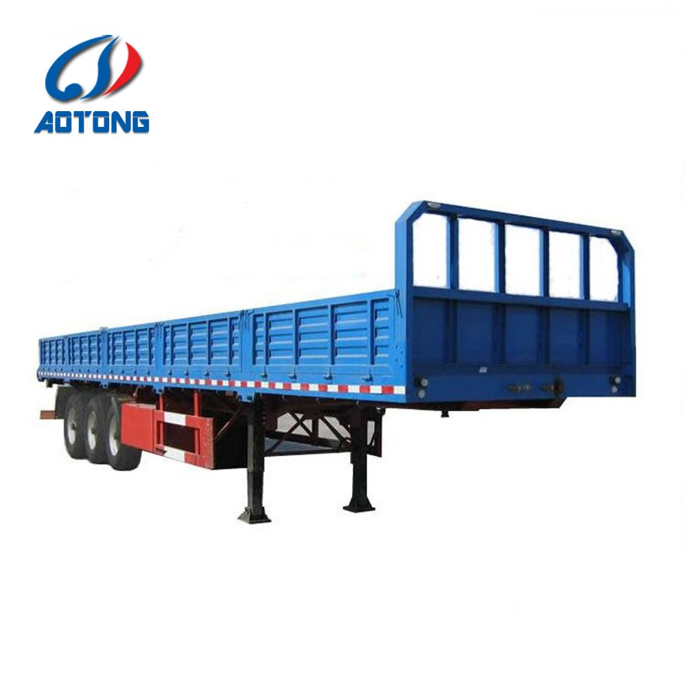 2/3-Axle Side Wall Semi Trailer Used for Bulk Cargo Transport