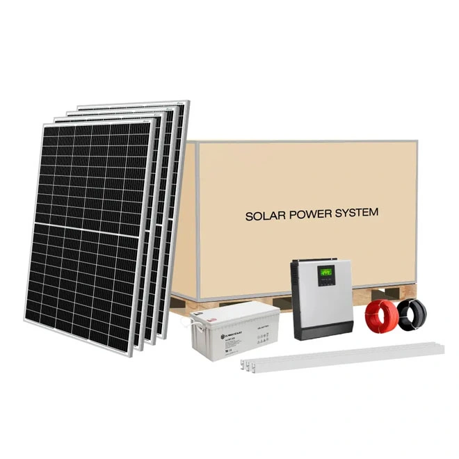 Niedriger Preis Solarpanel 3kw 5kw 10kw komplett 5000/10000W Home Energiespeicher Power On/Off-Grid Hybrid System 5 Kilowatt Wechselrichter und Lithium-Batterie