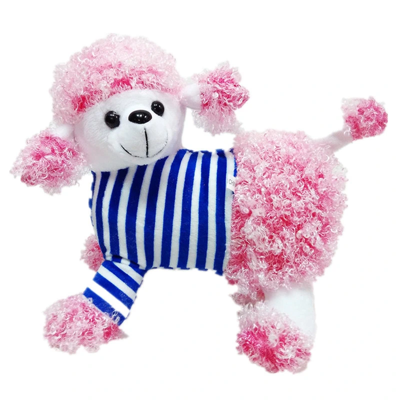 Custom Lovely Stuffed Soft Toy Plush Dog with Clothes