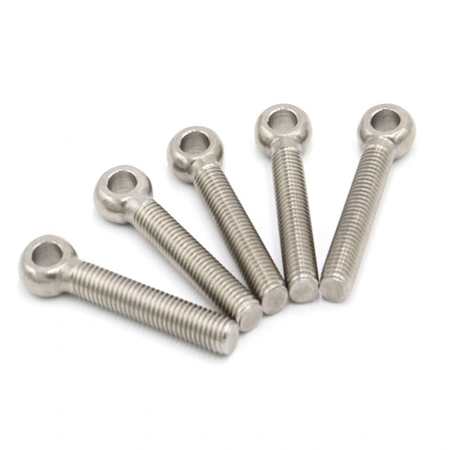 M10 X 70mm 304 Stainless Steel Machine Shoulder Lift Eye Bolt Rigging