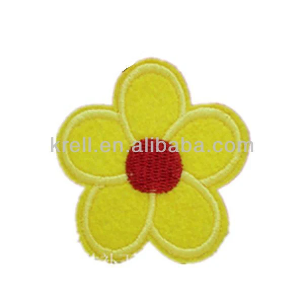 Personnaliser votre propre fer sur Fleur Rose Veste en jean broderie Patch pour décorer