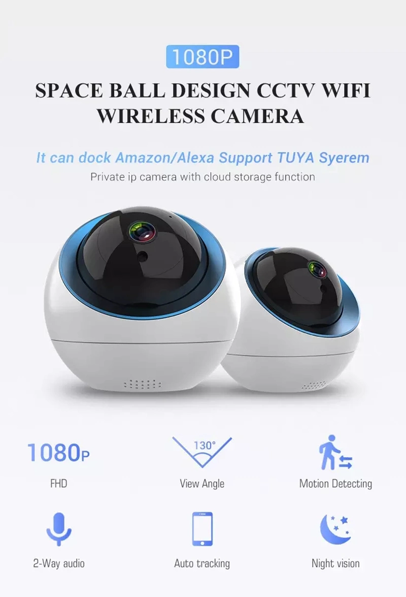 1MP/2MP/3MP Auto Tracking Smart Home CCTV IP Security Baby Monitor Camera