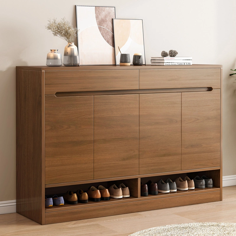 Light Luxury Shoe Cabinet Home Entrance Large Capacity Modern Hallway Cabinet Storage Cabinet