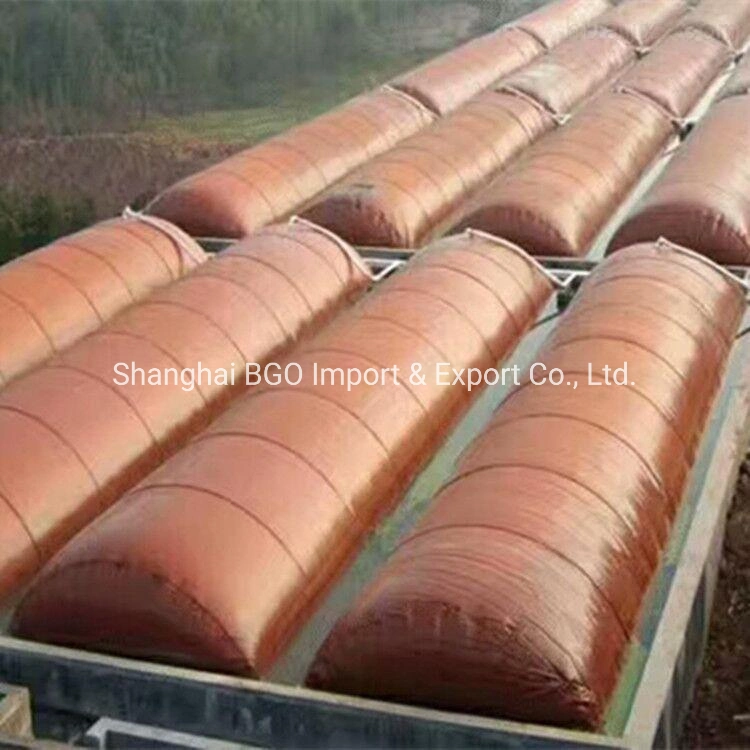 Aging- Resistant 1.5mm PVC Coated Tarpaulin Red - Mud Membrane Biogas Bladder