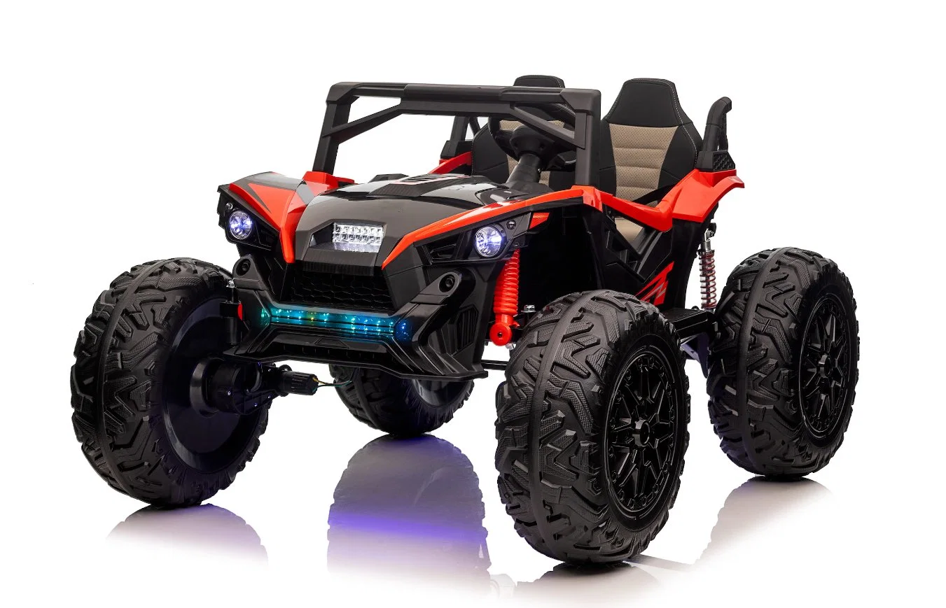 24V 2 places, montez sur UTV avec télécommande, roues en EVA extra-larges, jouets pour véhicule électrique 4RM à siège large