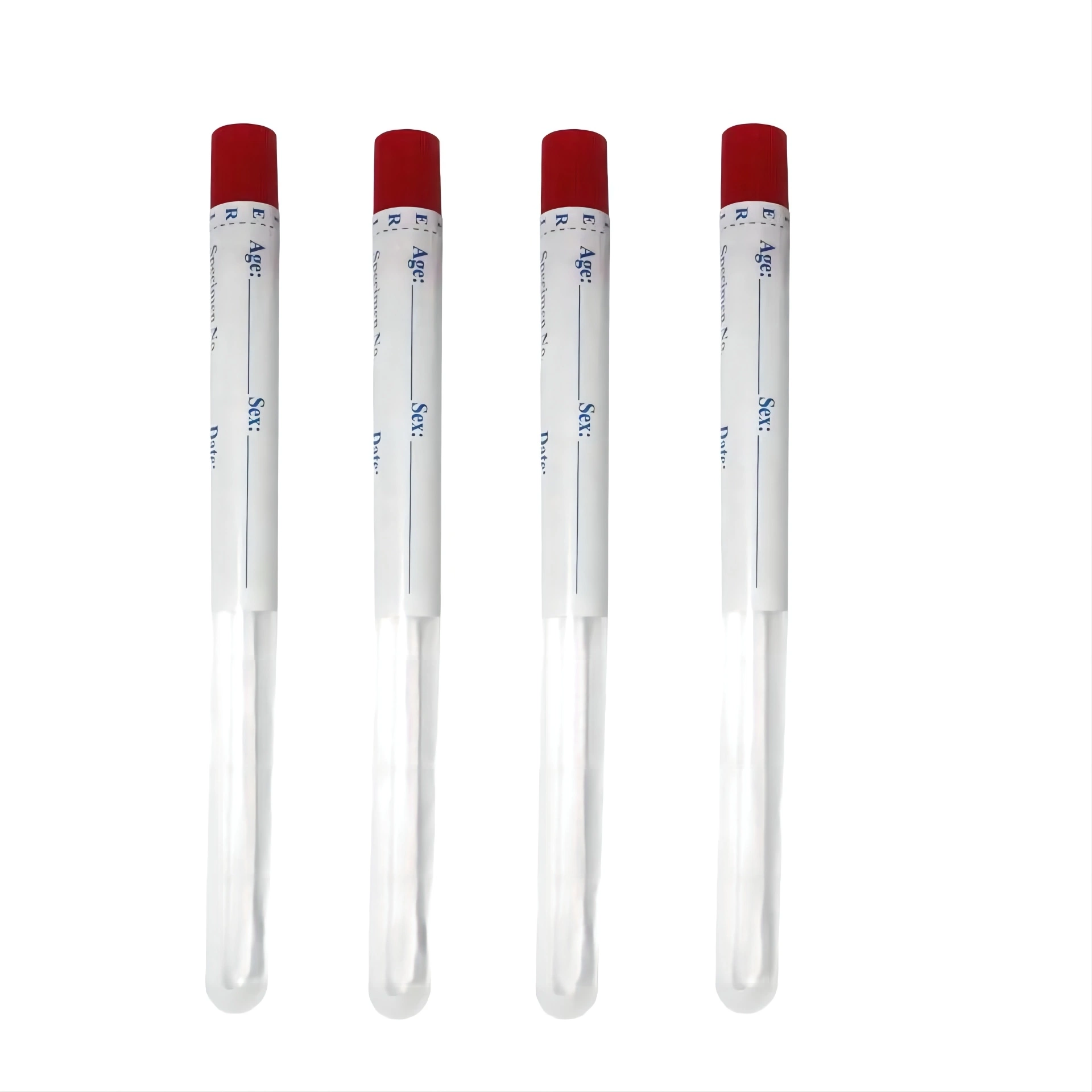 Medical Test Sterile Flocked Swab Stick with Plastic Test Tube