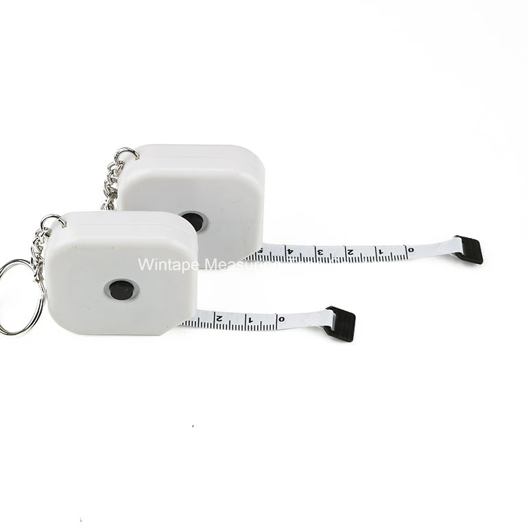 New Product Mini Square Retractable Plastic Measurement Tape