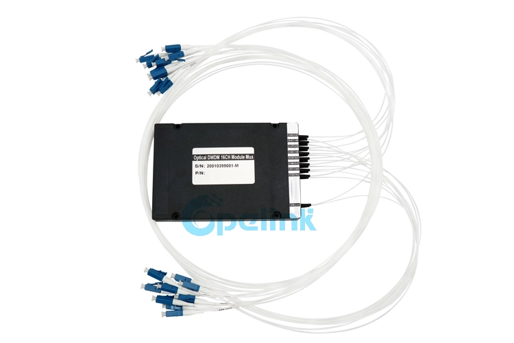 Fabrik Preis Lichtwellenleiter DWDM Modul, OEM 16CH Optisches DWDM Mux Demux Modul mit hoher Qualität