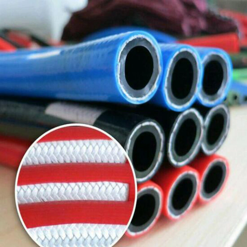 High Pressure Braid Steel Wire Reinforced Hydraulic Flexible Rubber Hose Pipe/Oil Fuel Oil Lubricants Emulsion Glycol Water Hose