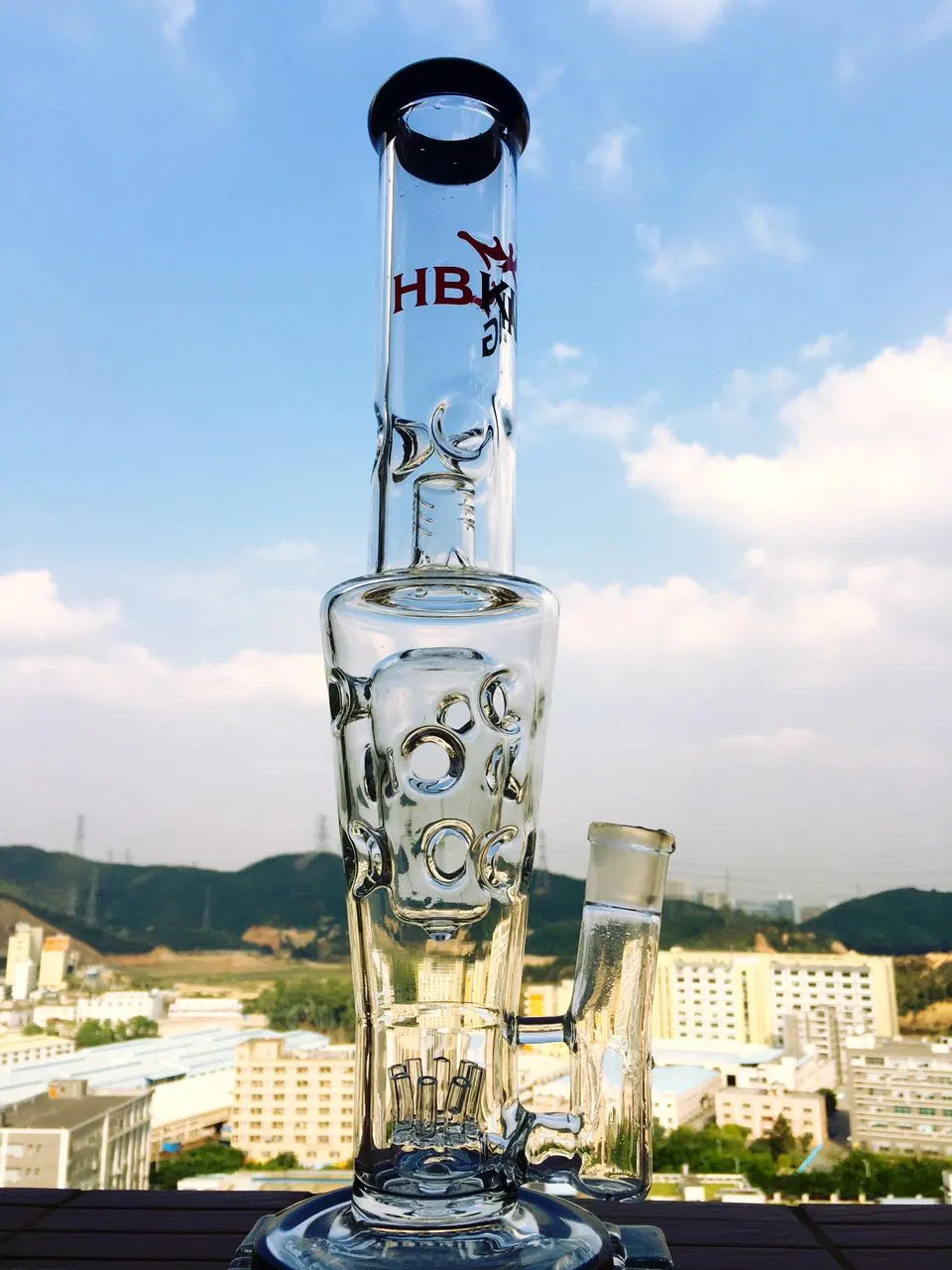 China Manufacturer New Heady DAB Rig Glass Water Pipe, Diamond Glass Wholesale/Supplier Recycler Glass Smoking Pipe