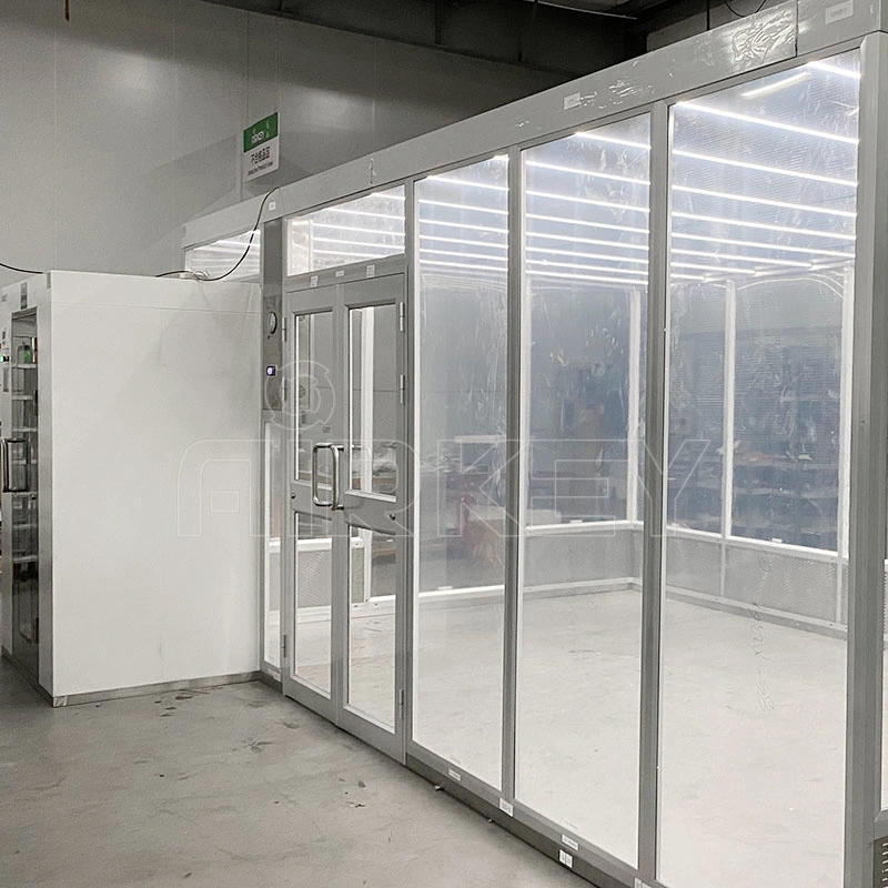 Prefabricated Aluminum Alloy Frame Electronic Industry Acrylic Modular Cleanroom