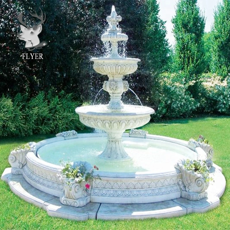 Garden Stone Products Customize Antique Black Stone Marble Water Fountain