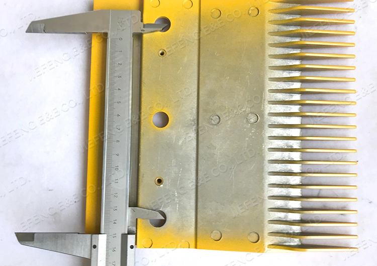 Km5236480h02 A7 Yellow Escalator Comb Plate Escalator Parts