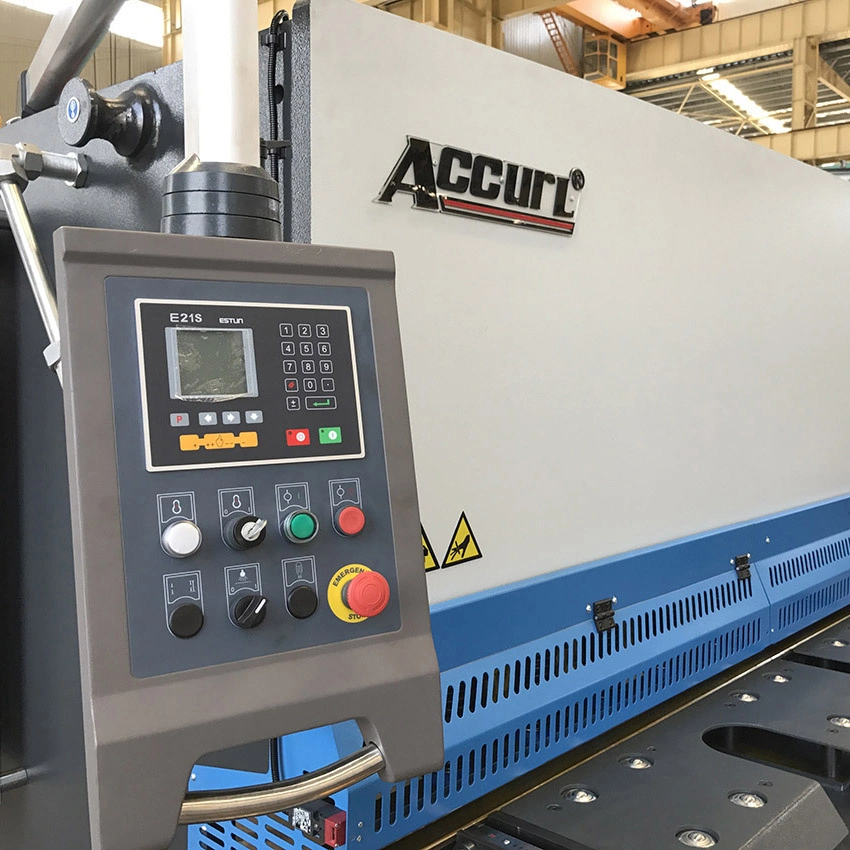 Accurl Fold-Bend hidráulica CNC Máquina de corte de acero