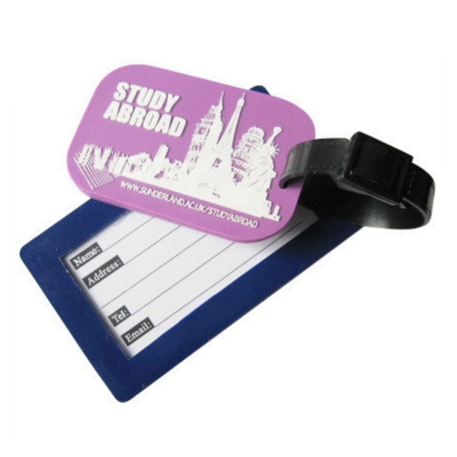 Custom Special Design Luggage Tag Rubber Patch for Sale