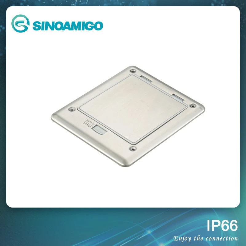 IP66 Caja de suelo impermeable para exteriores con interruptores y tomas