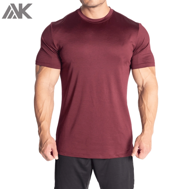 Wholesale Blank Muscle T Shirts Dri Fit Mens Running Shirts