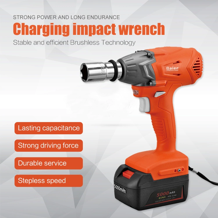 42V 1/2" High Torque 320nm Cordless Electric Impact Wrench 8200X