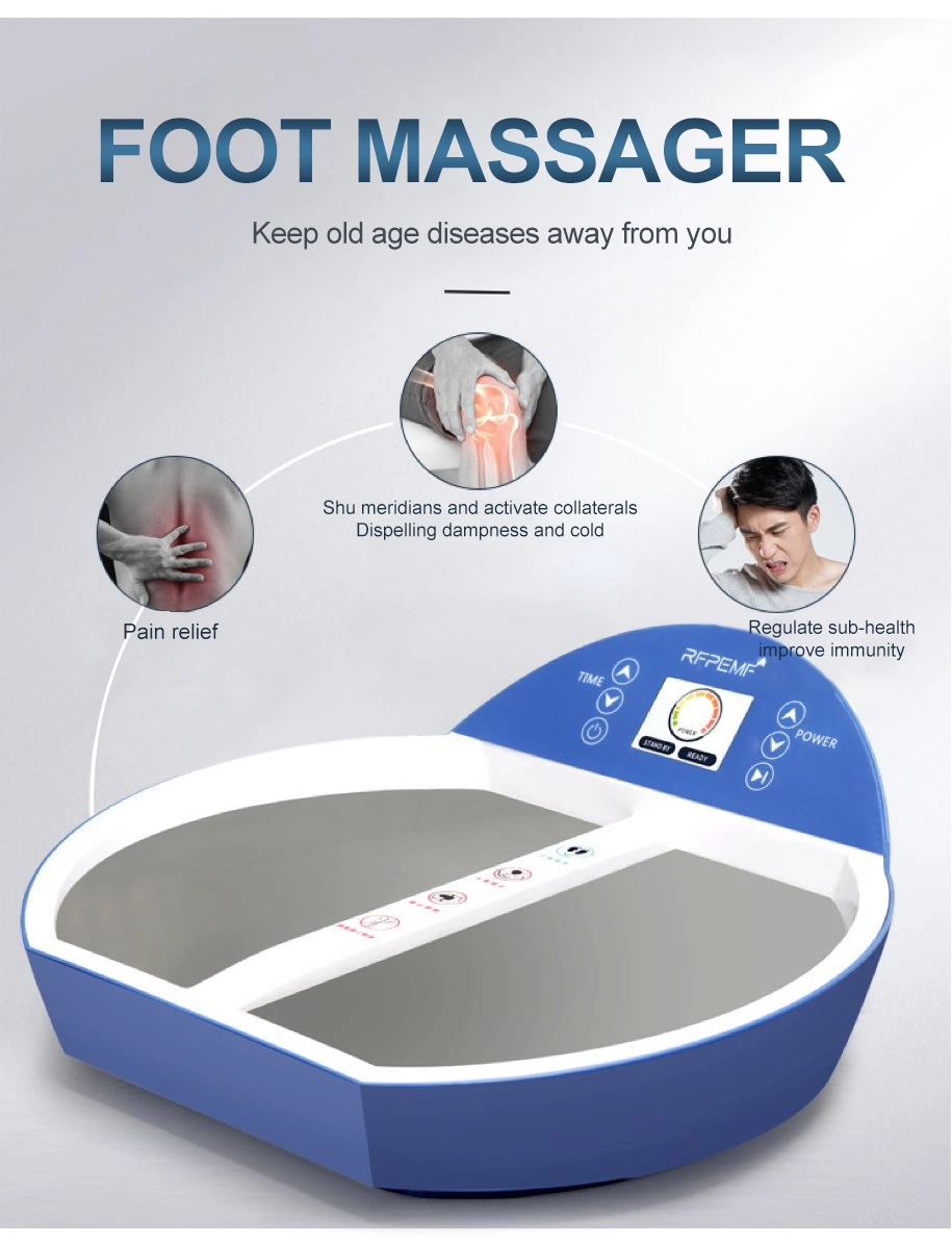 Feet Massager Electric Foot Massage RF Pemf Blood Circulation Foot Massager Machine with Remote Control