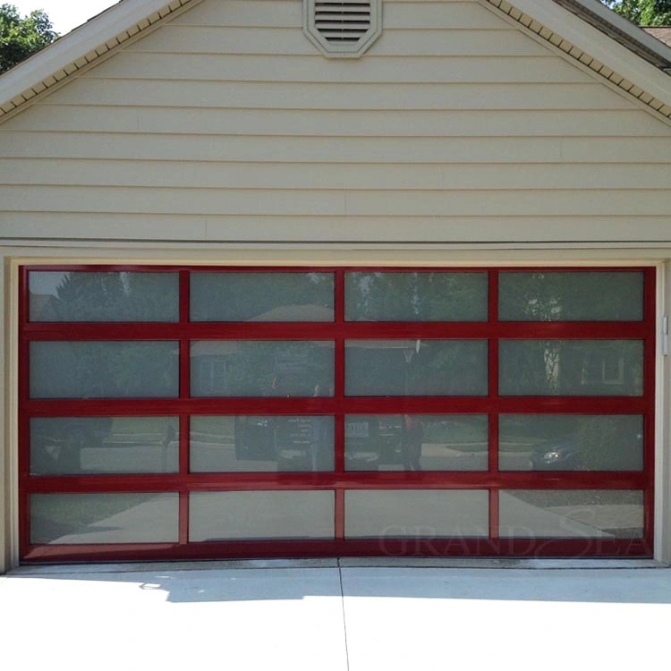 Combined Solid Wood High Insulation Garage Door Anti-Theft Performance Electric Garage Door