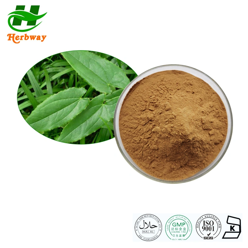 Herbway Herbal استخراج Epimedium Brevicornum مكسيم عزل Icariin مصنع مباشر بيع مستخلص Epimedium