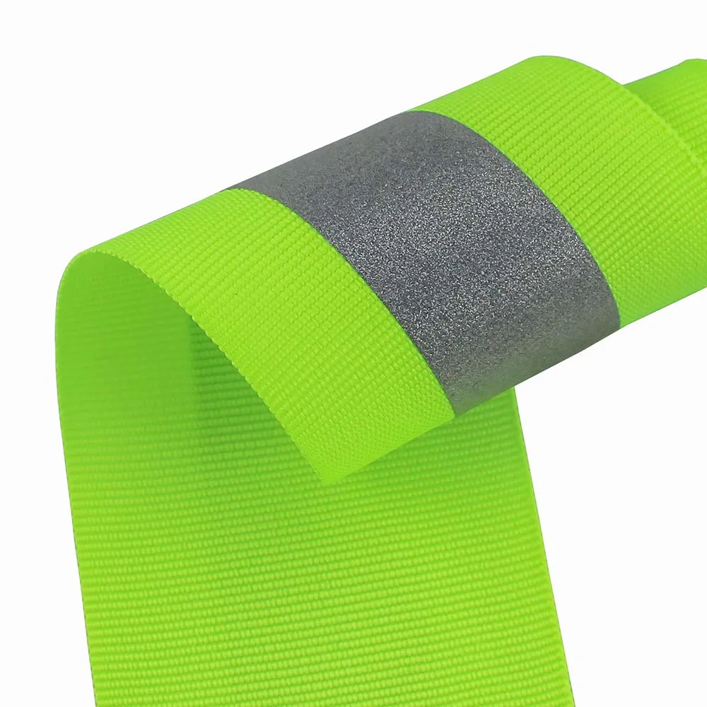 High Visibility Flame Retardant Sew-on Reflective Webbing for Warning