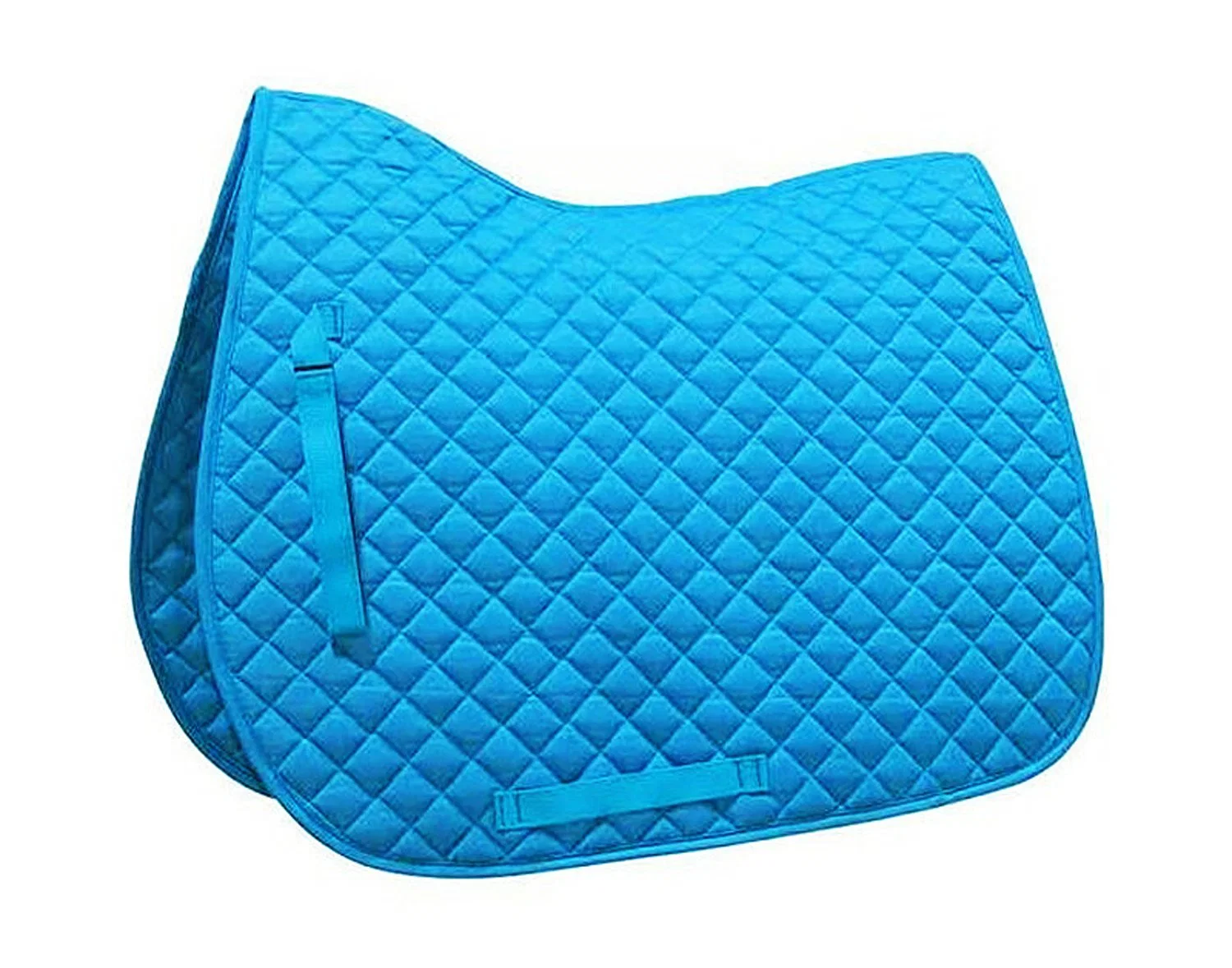 Almofada de sela para cavalo respirável de competição equestre, feita de algodão absorvente de suor e absorvente de choque.