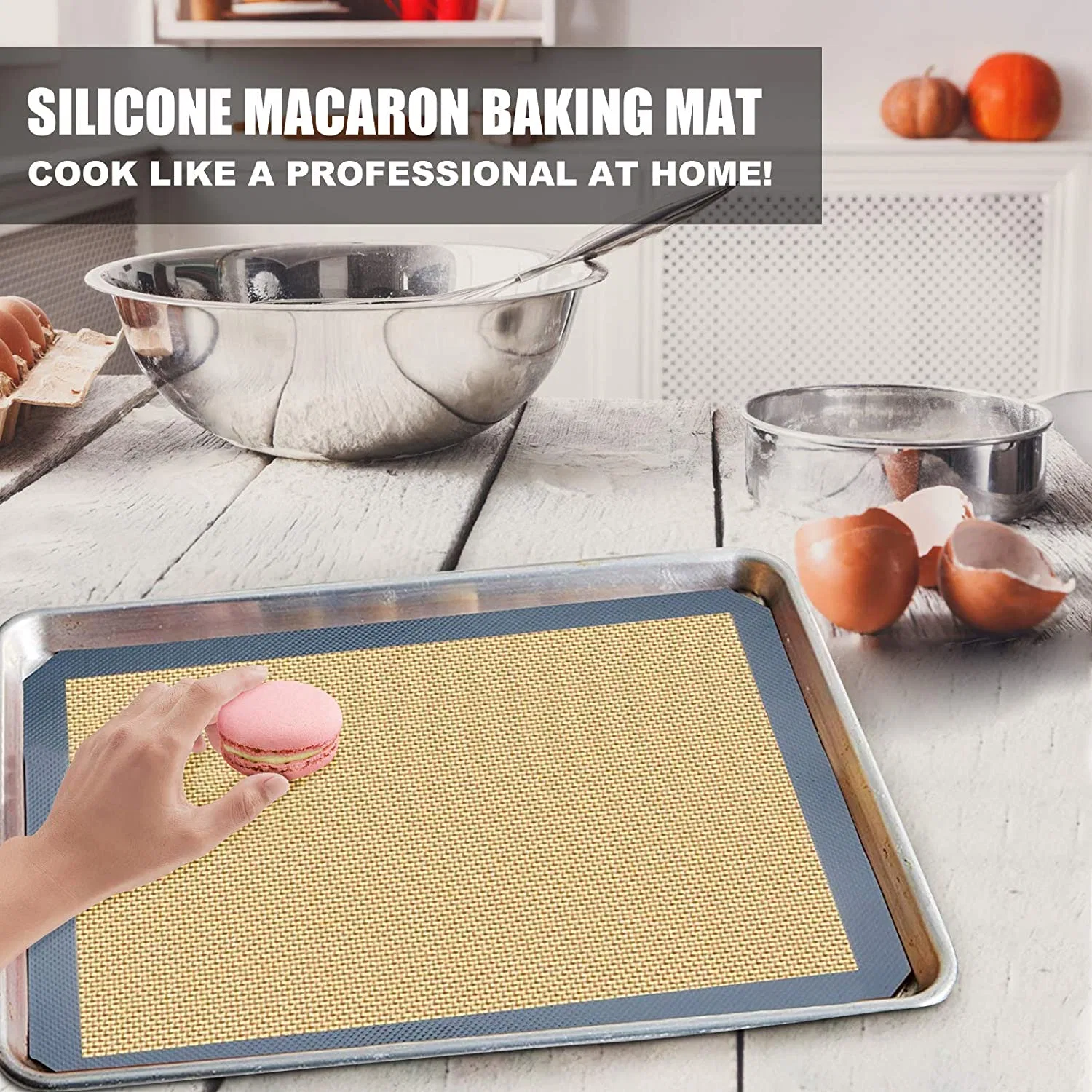 Competitive Price Customized Non Stick Silicone Baking Mat for Pastry Rolling