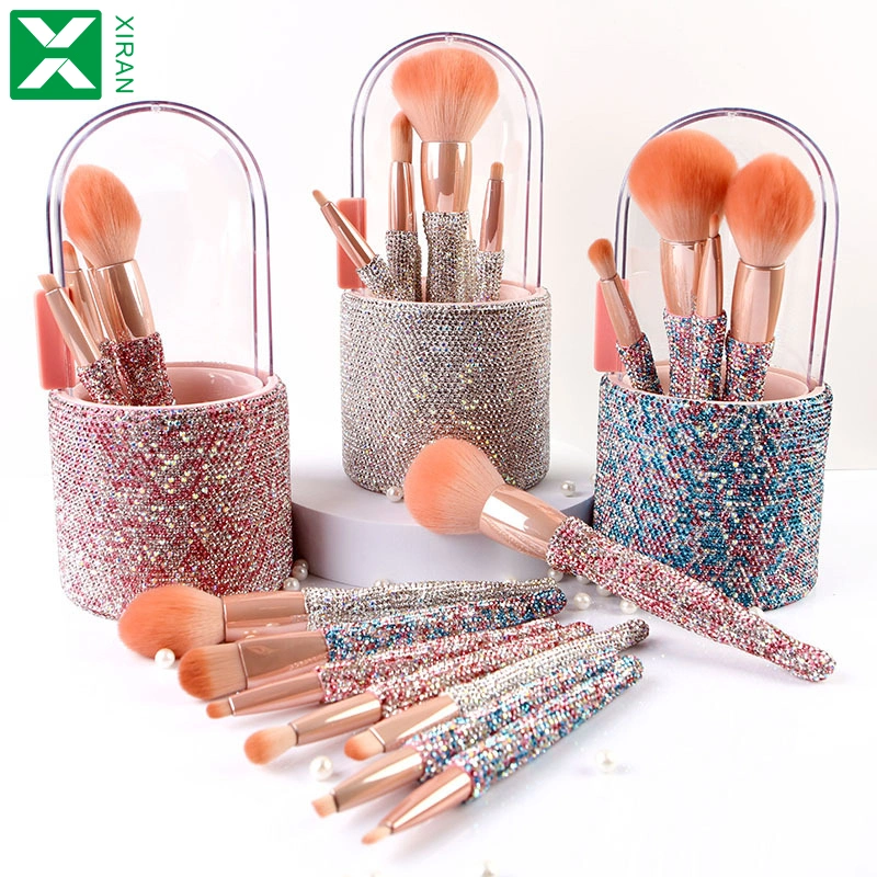 8PCS/Set Make up Brush Beauty Tool Bling Makeup Brush Set Private Label