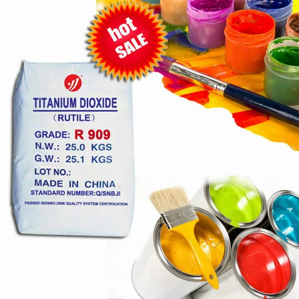 Titanium Dioxide Rutile Grade R909 Pigments and Paints