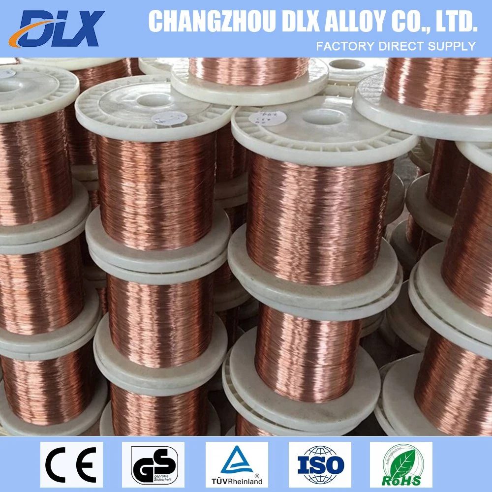 Precision Alloy 155 180 Degree Polyurethane Enameled Copper Nickel Heating Wire for Resistor