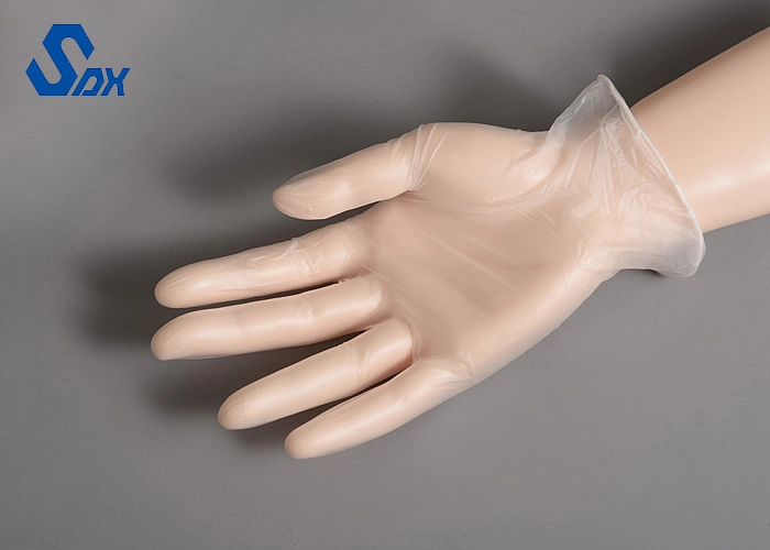 Electronics Semiconductor Chemical Resistance PVC Cleanroom Gloves